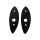 Headlight Pads.  3-1/8" wide X 9-3/4" long.  Pair