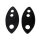 Headlight Pads.  3-1/8" wide X 7" long.  Pair