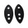 Headlight Pads.  3-3/8" wide X 7-7/8" long.  Pair