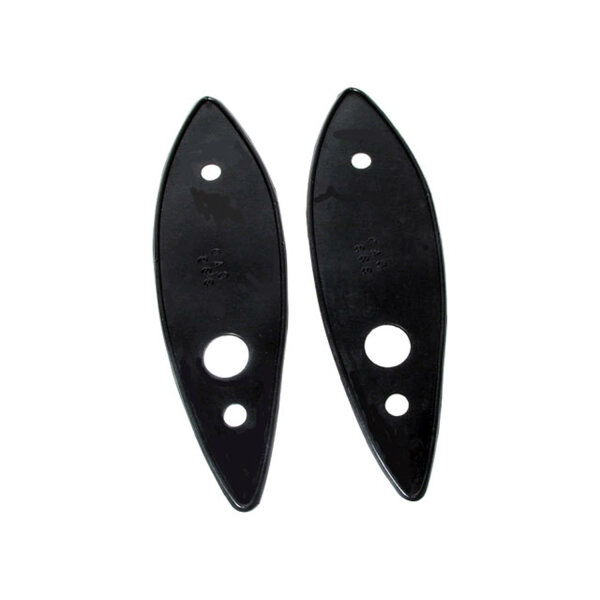 Headlight Pads.  3-1/4" wide X 11" long.  Pair