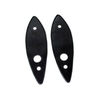 Headlight Pads.  3-1/4" wide X 11" long.  Pair