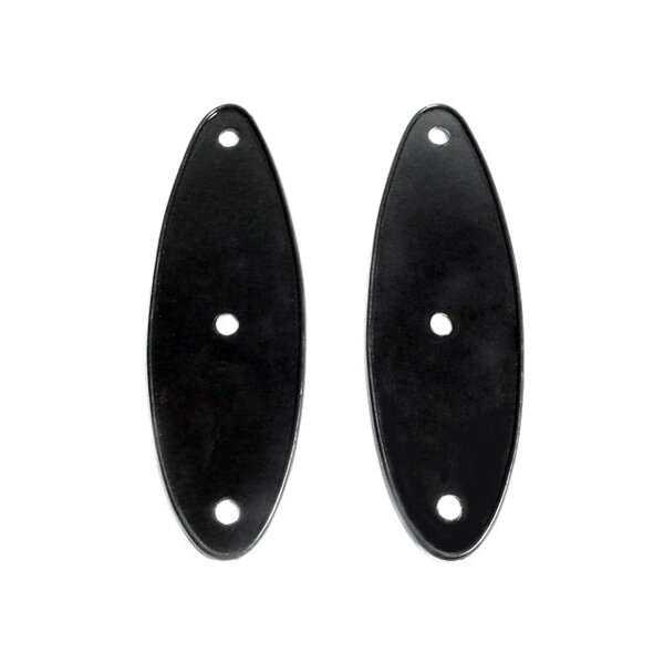 Tail-Light Pads.  Fits 2-1/2" wide metal.  3" wide X 9" long.  Pair