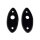 Tail-light Pads.  1-7/8" wide X 4-1/2" long.  Pair