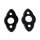 Door Handle Pads.  2-3/8" wide X 4-5/8" long.  Pair