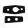 Top Hold-Down Pads.  1-7/8" wide X 4-1/8" long & 1-1/4" wide X 3-1/4" long.  Set