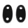 Side Door Lock Pads.  2-1/2" wide X 1-1/4" long.  Pair