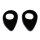 Headlight Pads.  1-7/8" wide X 2-3/4" long.  Pair