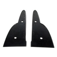 Hood emblem pad. Single item comprises two pieces. 3-1/8...