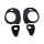 Door Handle Pads.  2-1/2" long & 1-1/4" long.  4-Piece Set R&L