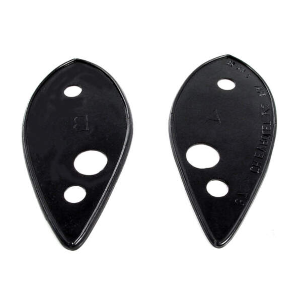 Headlight Bar Pads.  3" wide X 6-3/8" long.  Pair R&L