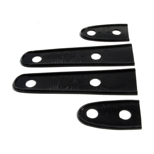 Trunk Hinge Pads.  1-3/8" wide X 7-3/4" long.  4-Piece Set