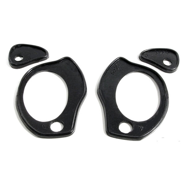 Door Handle Pads.  2-5/8" long & 1-1/4" long.  Set R&L