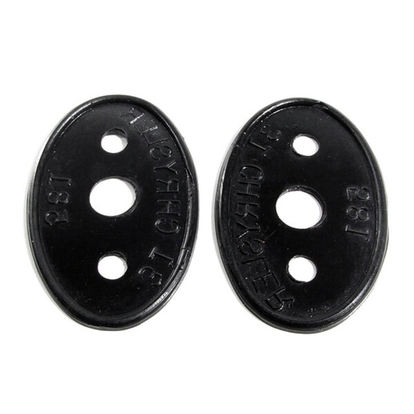 Door Handle Pads.  1-5/8" wide X 2-1/2" long.  Pair