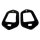 Tail-light Pads.  4-1/4" wide X 6-1/8" long.  Pair