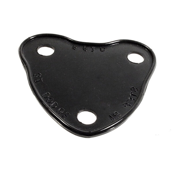 Rumble Seat Step-Plate Bracket Pad.  4-1/4" wide X 3-7/8" long.  Each