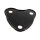 Rumble Seat Step-Plate Bracket Pad.  4-1/4" wide X 3-7/8" long.  Each