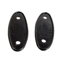 Headlight Bar Pads.  2" wide X 5-3/8" long.  Pair