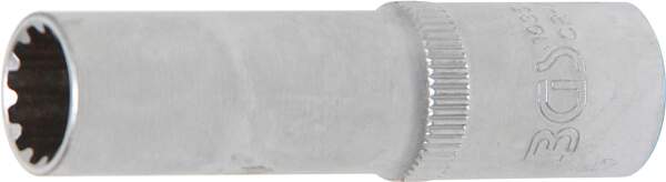 Steckschlüssel-Einsatz Gear Lock, tief | Antrieb Innenvierkant 10 mm (3/8") | SW 11 mm