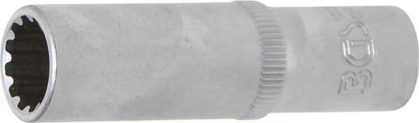 Steckschlüssel-Einsatz Gear Lock, tief | Antrieb Innenvierkant 10 mm (3/8") | SW 12 mm