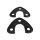 Tail-light Pads.  4" wide X 3-1/4" long.  Pair