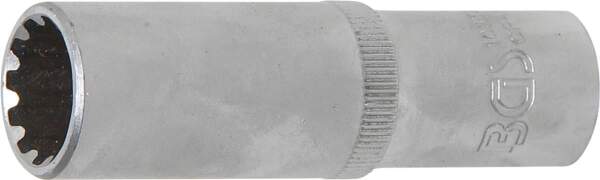 Steckschlüssel-Einsatz Gear Lock, tief | Antrieb Innenvierkant 10 mm (3/8") | SW 13 mm