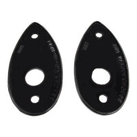 Headlight Pads.  3" wide X 6-3/8" long.  Pair