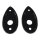 Headlight Pads.  3" wide X 6-3/8" long.  Pair