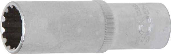 Steckschlüssel-Einsatz Gear Lock, tief | Antrieb Innenvierkant 10 mm (3/8") | SW 14 mm