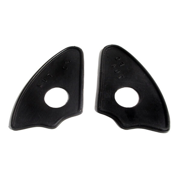 Windshield Post Pads.  For Roadster.  2-3/4" wide X 4-1/4" long.  Pair
