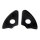Windshield Post Pads.  For Roadster.  2-3/4" wide X 4-1/4" long.  Pair