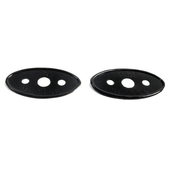 Door Handle Pads.  1-3/8" wide X 2-5/8" long.  Pair