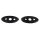 Door Handle Pads.  1-3/8" wide X 2-5/8" long.  Pair