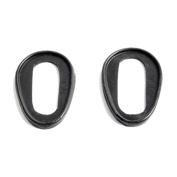 Door Lock Pads.  1-1/4" wide X 1-3/4" long.  Pair  (Mercury trunk with trimming)