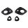 Door Handle Pads.  3-1/8" long & 1-1/4" long.  Set R&L