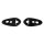 Headlight Pads.  3" wide X 5-1/8" long.  Pair