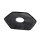 Bumper Emblem Pad.  3-5/8" wide X 4" long.  Each