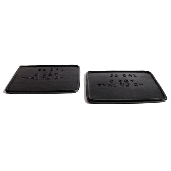 Headlight Pads.  3" wide X 2-5/8" long.  Pair
