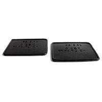 Headlight Pads.  3" wide X 2-5/8" long.  Pair
