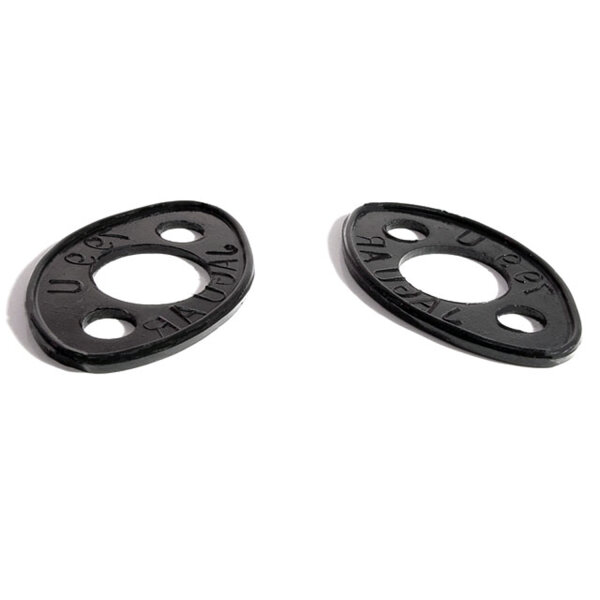 Door Handle Pads.  For Fixed-Head Coupe.  1-3/8" wide X 2-1/8" long.  Pair