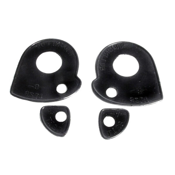 Door Handle Pads.  3-1/8" long & 1-1/4" long.  Set R&L