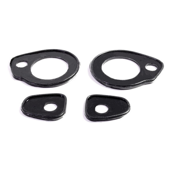 Door Handle Pads.  1-7/8" long & 1-1/8" long.  4-Piece Set R&L
