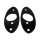 Headlight Pads.  3-1/2" wide X 7-5/8" long.  Pair