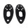 Headlight Pads.  5" wide X 12-1/8" long.  Pair