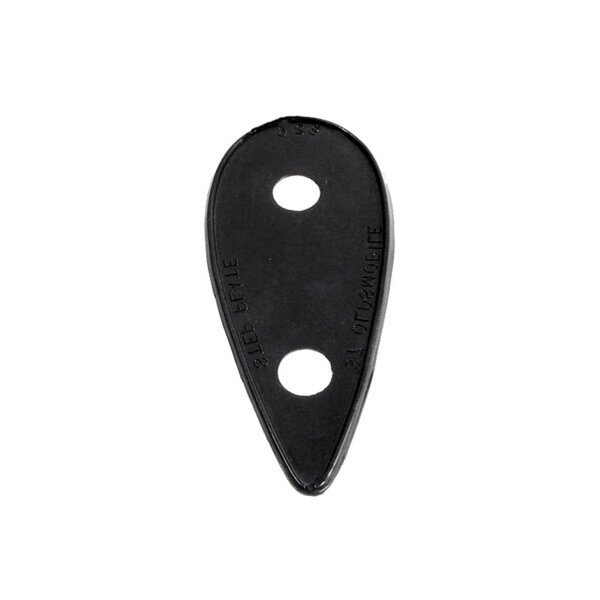 Rumble Seat Step Plate Pad.  3" wide X 6-3/4" long.  Each
