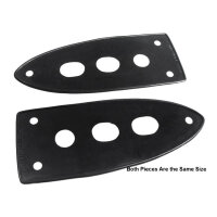 Headlight Pads.  5" wide X 12-1/2" long.  Pair