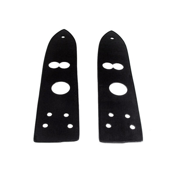 Headlight Base to Body Pads for 2-door Only.  3-1/4" wide X 14-1/4" long.  Pair