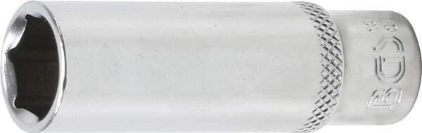 Steckschlüssel-Einsatz Sechskant, tief | Antrieb Innenvierkant 6,3 mm (1/4") | SW 11 mm