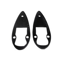 Headlight Pads.  3-7/8" wide X 11-1/4" long.  Pair