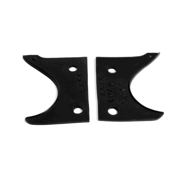Radiator Shell Pads.  4-1/8" wide X 3-1/8" long.  Pair