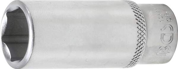 Steckschlüssel-Einsatz Sechskant, tief | Antrieb Innenvierkant 6,3 mm (1/4") | SW 14 mm